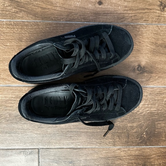 FENTY - Rihanna - Puma creepers - Black suede - GREAT USED CONDITION! Size 7 - Picture 5 of 7
